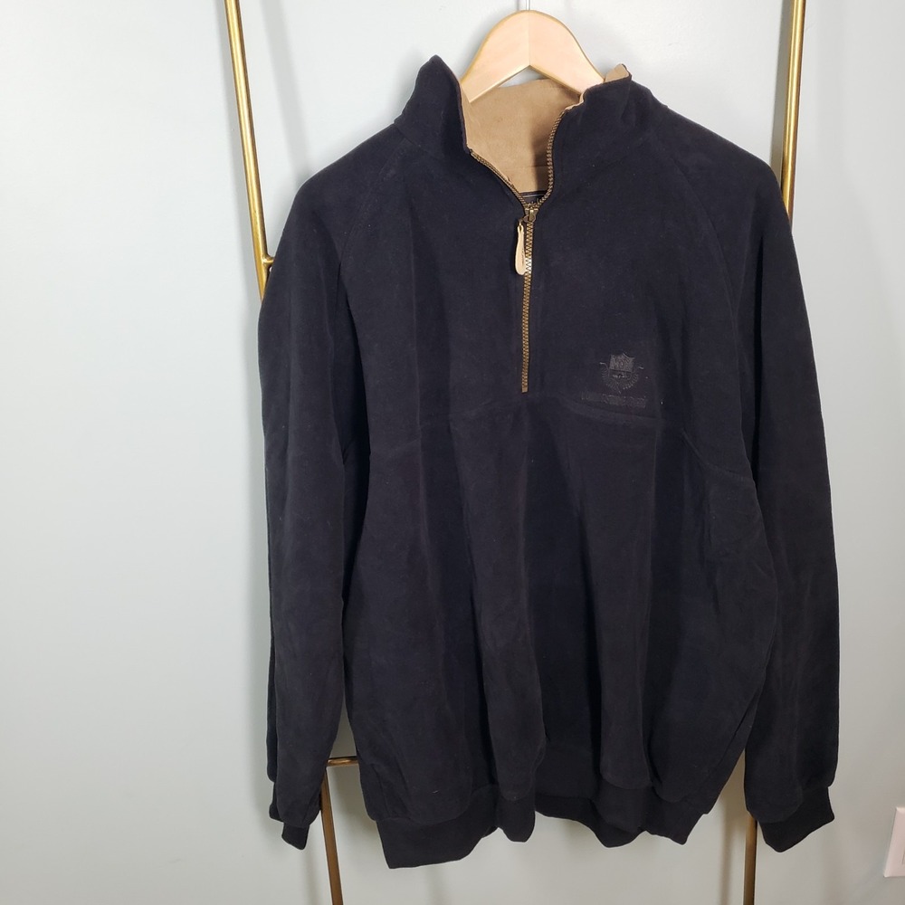 Straight Down Clothing Co. Jacket Size XL Mens‎ Cobblestone Creek Logo Black